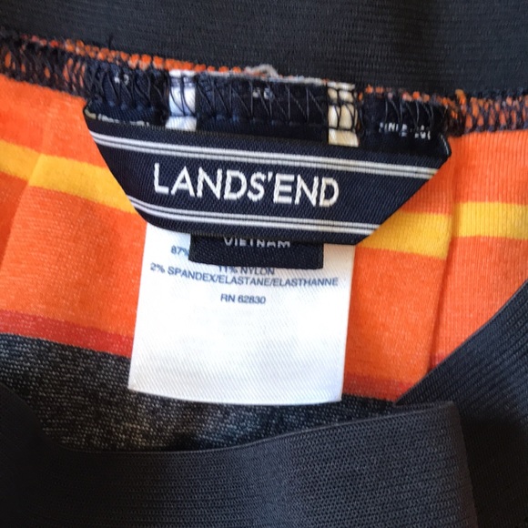 COPY - Land’s End bright multi striped pull on skirt - Picture 3 of 5